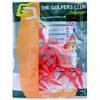 Golfers Club Collection Graduated Plastic Tees 12 Medium Red